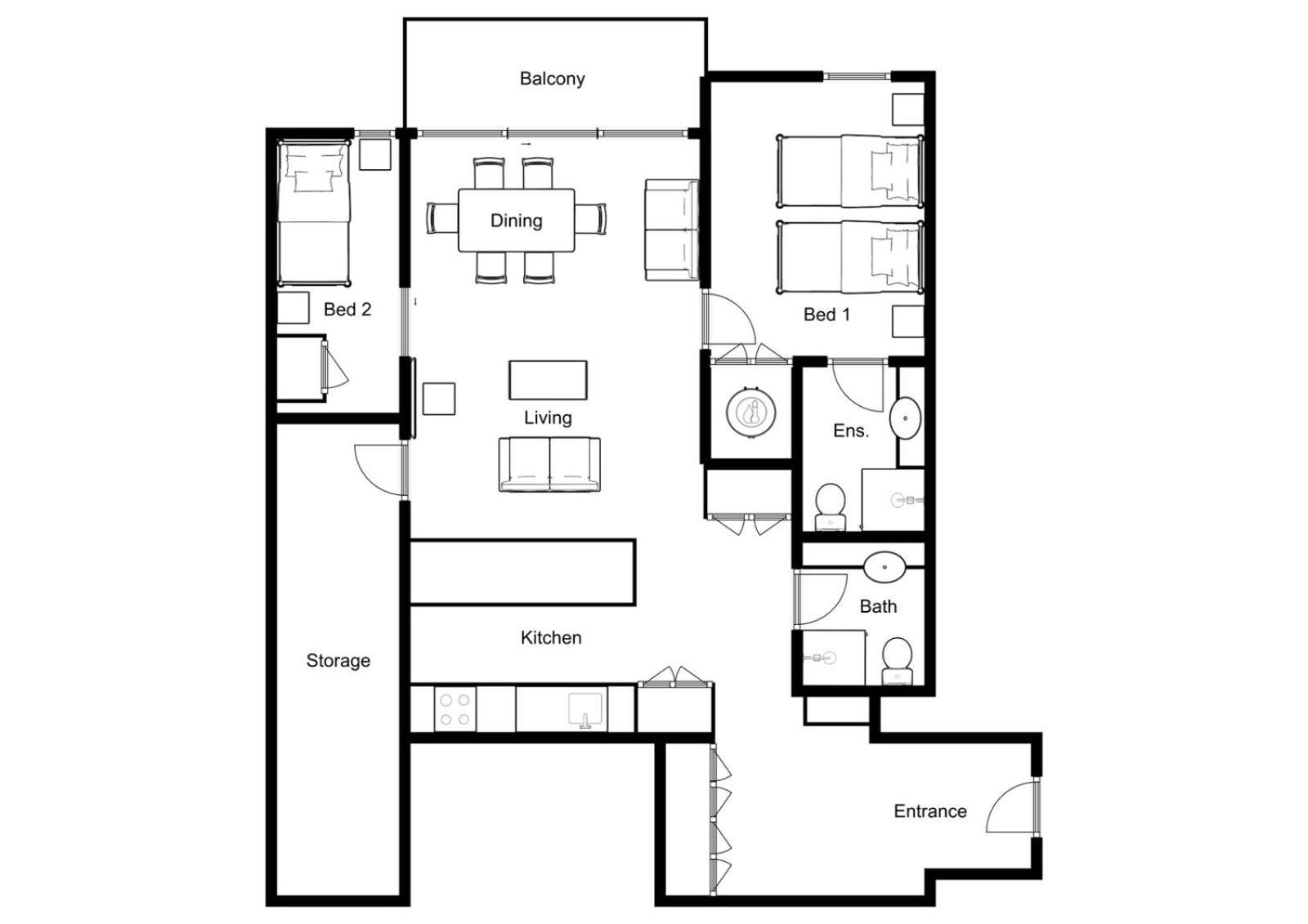 Chalet Apartments - Mt Buller Apartment Rentals เมาต์บุลเลอร์ ห้อง รูปภาพ